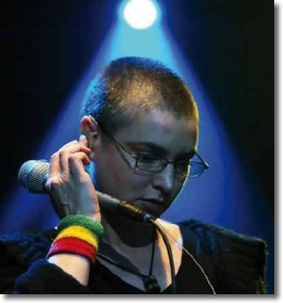 La cantante Sinead O'Connor