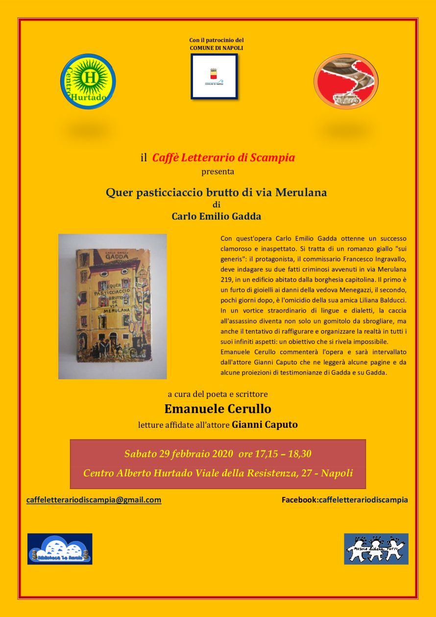 Locandina dell'iniziativa