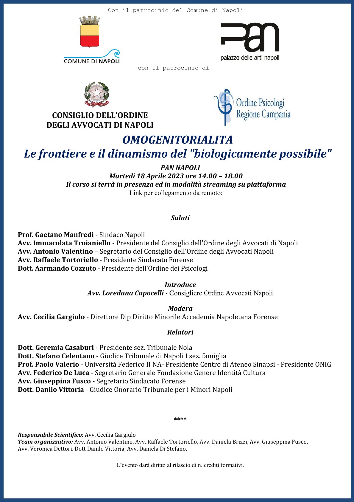 Locandina dell'evento