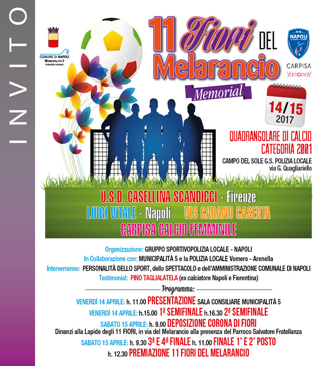 Municipalità 5 - 34° anniversario 11 Fiori del Melarancio