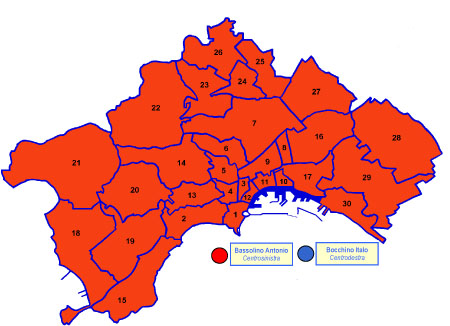 Primo candidato presidente nei quartieri di Napoli