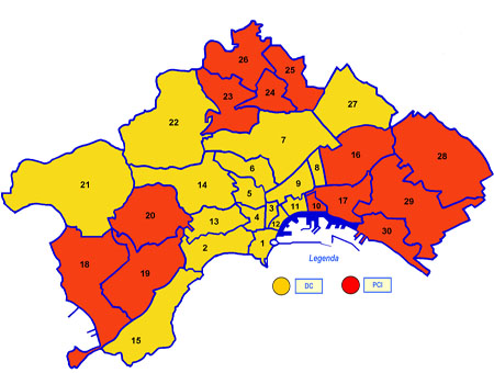 Primo partito nei quartieri di Napoli