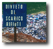 foto di discarica non autorizzata