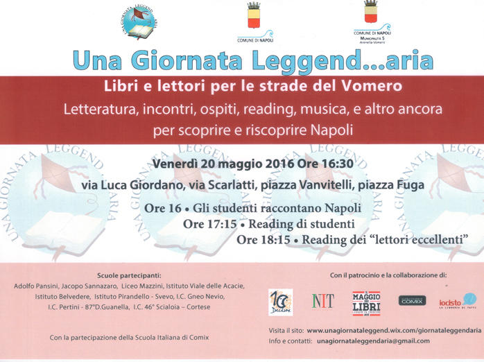 Una giornata leggend...aria - libri e lettori per le stade del Vomero