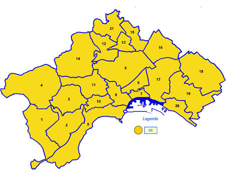 Primo partito nelle Circoscrizioni di Napoli.