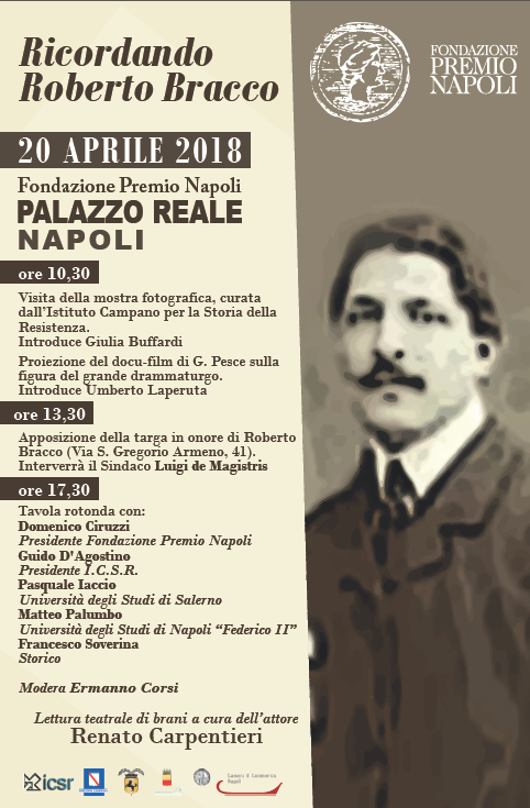 locandina iniziativa "Ricordando Roberto Bracco"