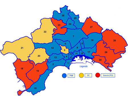 Primo partito nei quartieri di Napoli