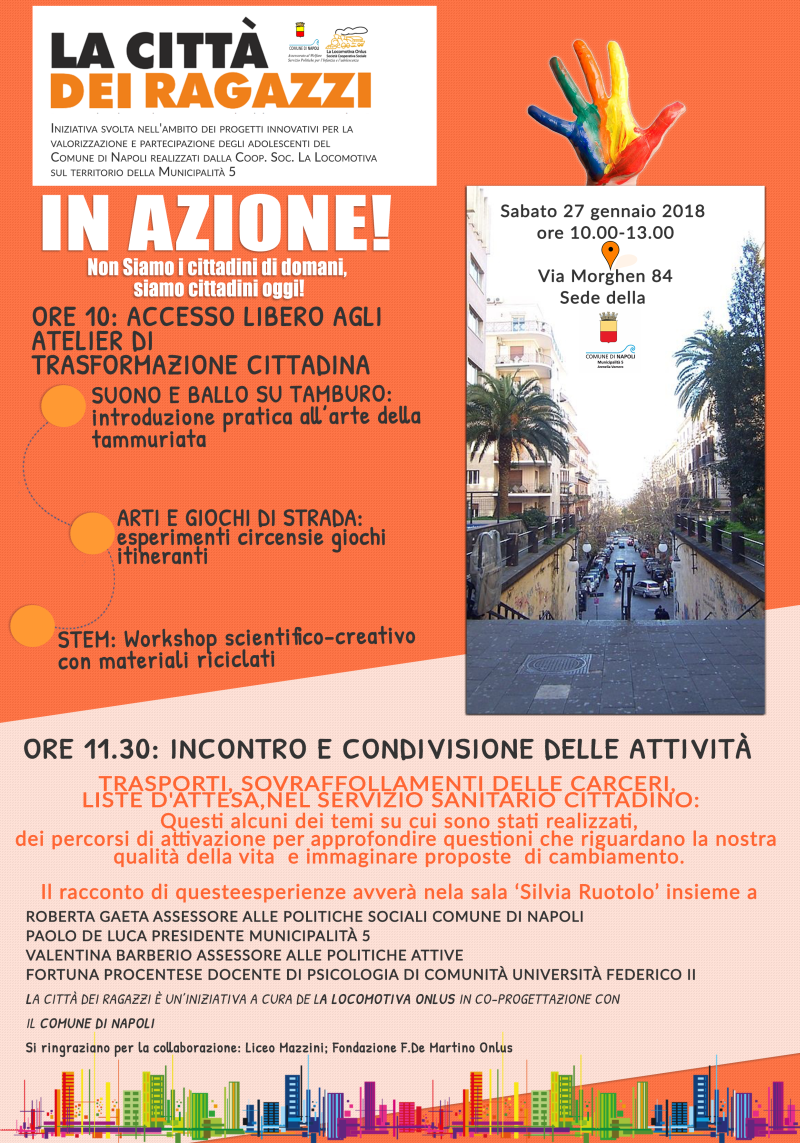 Evento di chiusura delle attività del progetto "La città dei ragazzi"