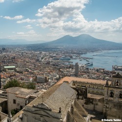 immagine di napoli e del vesuvio