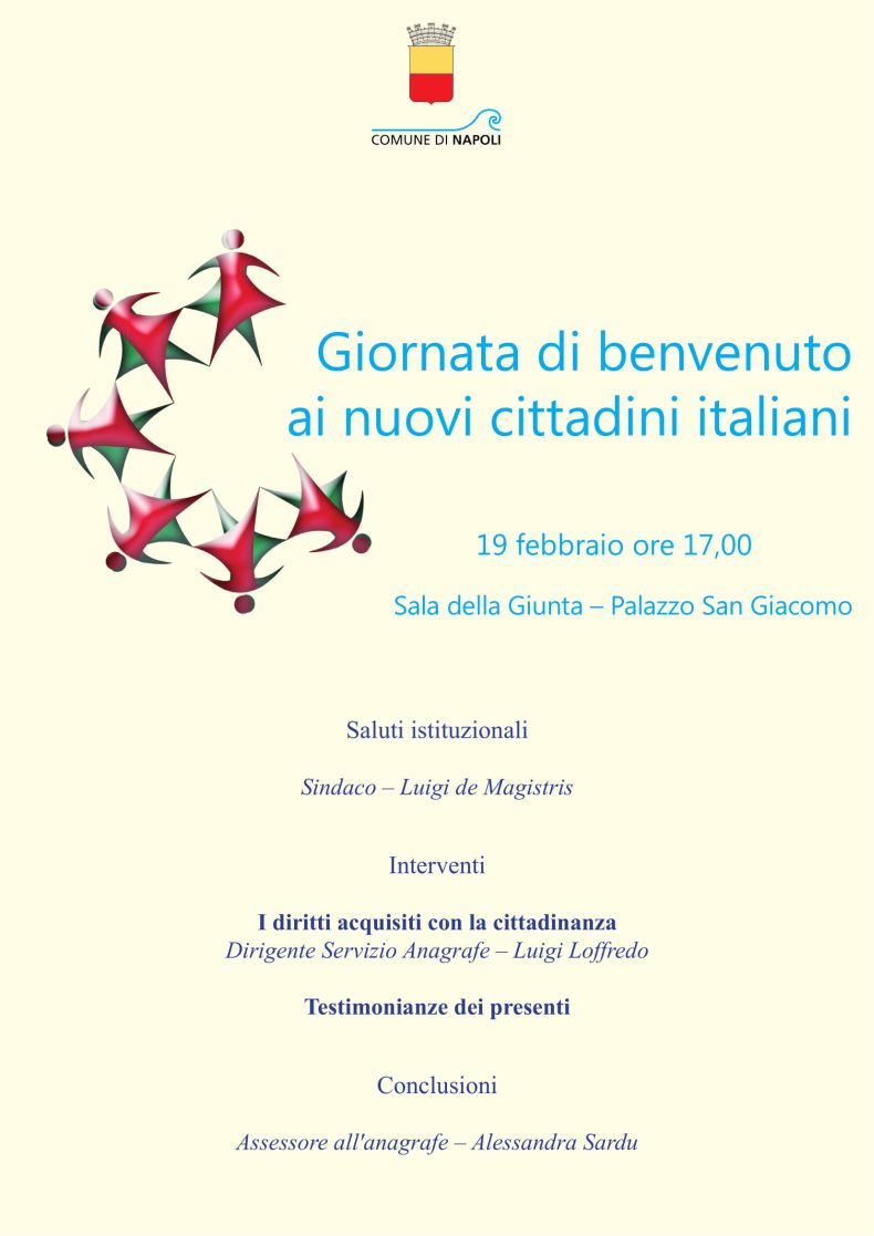 Giornata di benvenuto ai nuovi cittadini italiani