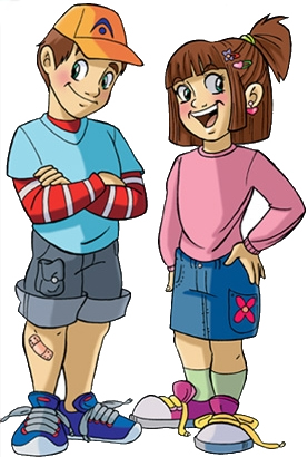 disegno di due bambini