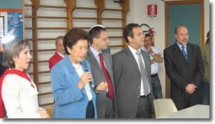 il Sindaco di Napoli e l'assessore all'Educazione