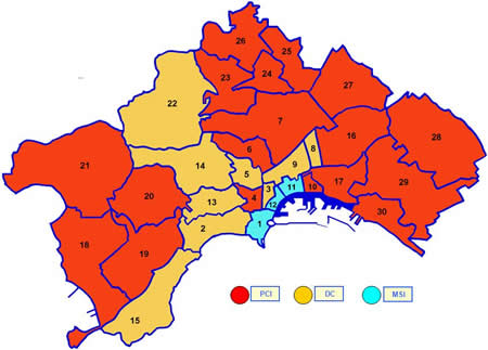 Primo partito nei quartieri di Napoli