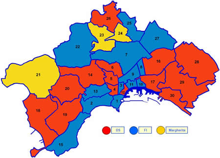 Primo partito nei quartieri di Napoli