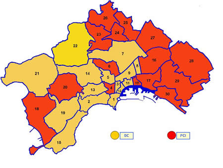 Primo partito nei quartieri di Napoli