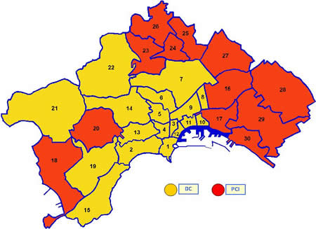 Primo partito nei quartieri di Napoli