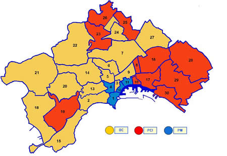 Primo partito nei quartieri di Napoli