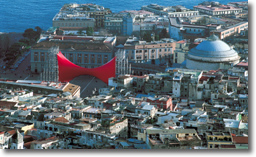 view from the top of Piazza del Plebiscito