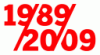 logo con gli anni 1989 2009