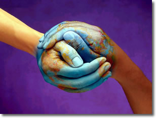 mani che si stringono in segno di pace