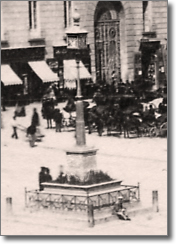 ancient photo of the city-clock