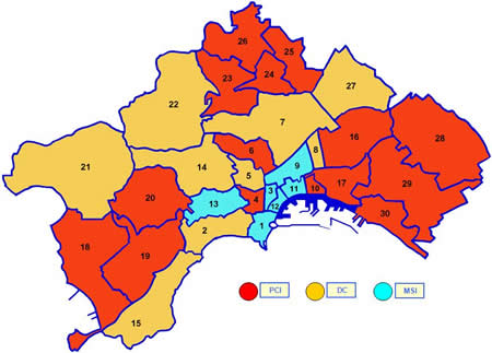 Primo partito nei quartieri di Napoli