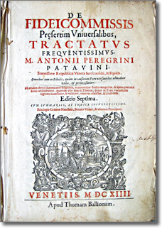 frontespizio di antico libro