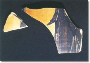 fragments of an ancient amphora 