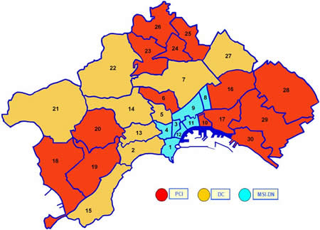 Primo partito nei quartieri di Napoli