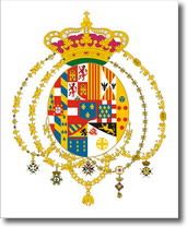 coat of arms of the Royal House of Bourbon - Two Sicilies