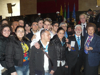 Iervolino con i ragazzi