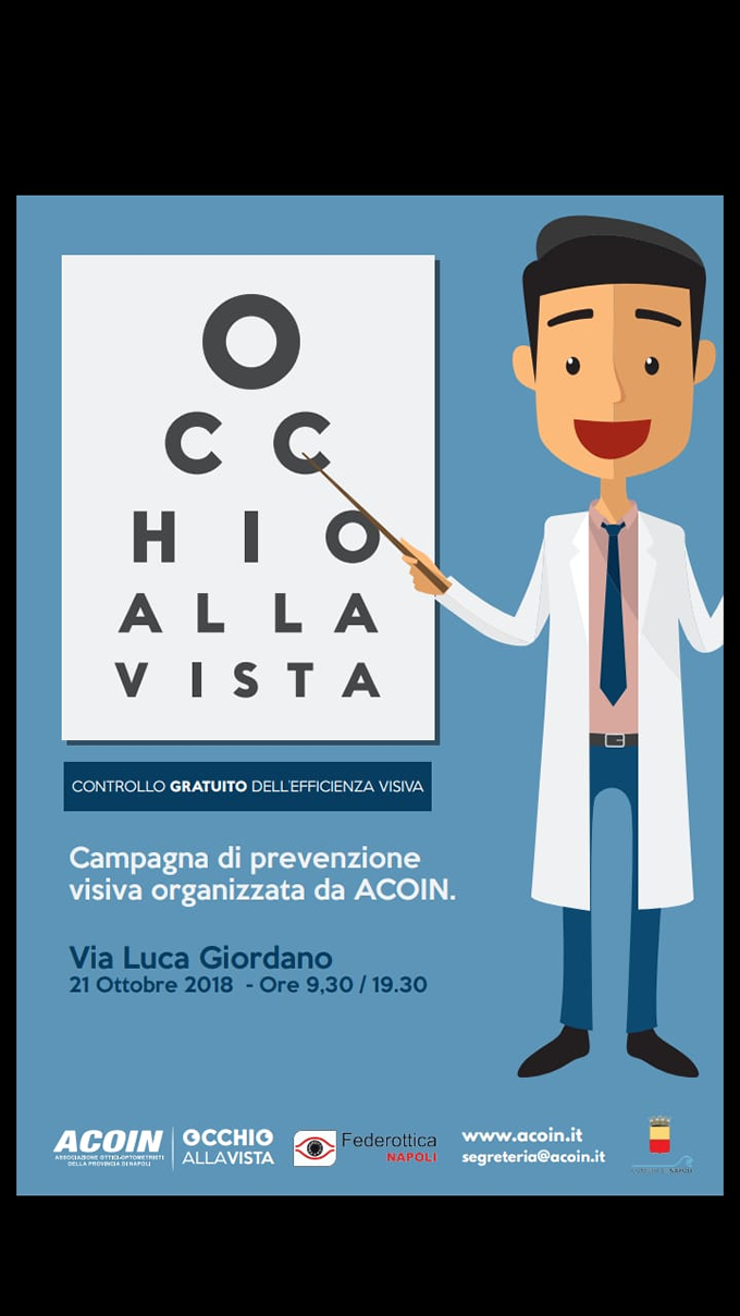 Locandina dell'evento "Occhio alla vista"