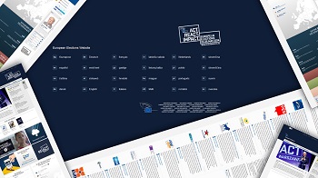 Immagine dell'homepage del sito del Parlamento Ue