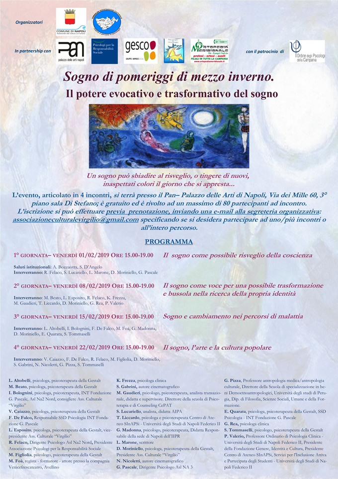 Locandina degli eventi