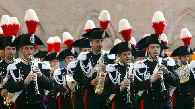 Concerto della Fanfara dei Carabinieri a Palazzo San Giacomo