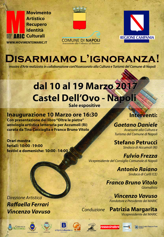 Mostra d'Arte contemporanea "Disarmiamo l'Ignoranza"