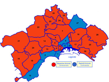 Primo candidato Presidente nei quartieri di Napoli
