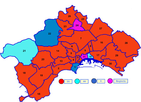 Primo partito nei quartieri di Napoli