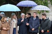 Inaugurato un campetto di calcio per le ragazze e i ragazzi del rione Amicizia 