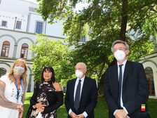 Restituiti alla città l'antico atrio del Platano dell'Archivio di Stato e l'ex sala del Capitolo che custodisce i volumi del catasto onciario di età settecentesca  