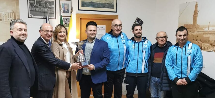 L'Assessore Emanuela Ferrante ha ricevuto a Palazzo San Giacomo i campioni della Napoli Volley