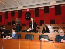 Una foto della seduta del Consiglio