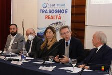 Il Sindaco Manfredi all'inaugurazione di Nauticsud alla Mostra d'Oltremare