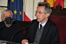Immagini della presentazione dell'iniziativa in sala Giunta a Palazzo San Giacomo