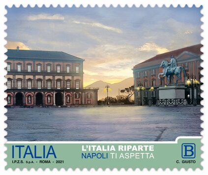 Presentato il francobollo speciale e l’annullo postale “L’Italia riparte, Napoli ti aspetta"