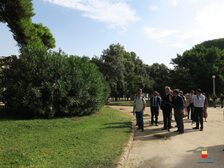 Lavori in Villa Comunale e restauro della statua del Fauno con cembali