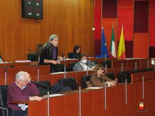 Una foto della seduta del Consiglio