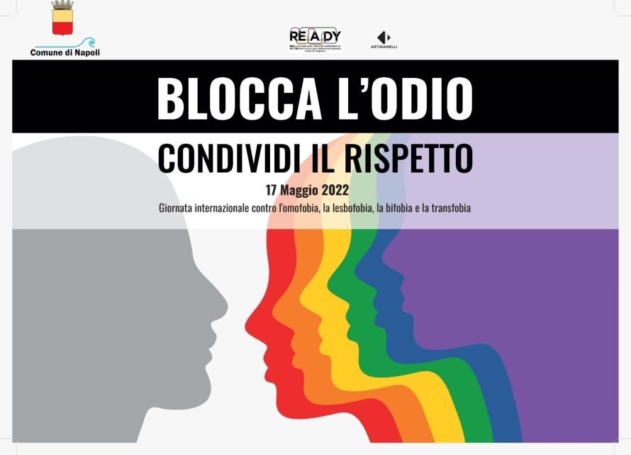 Locandina dell'evento: blocca l'odio, condividi il rispetto