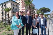 Inaugurati i giardini recuperati di viale Augusto