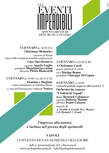 programma degli eventi